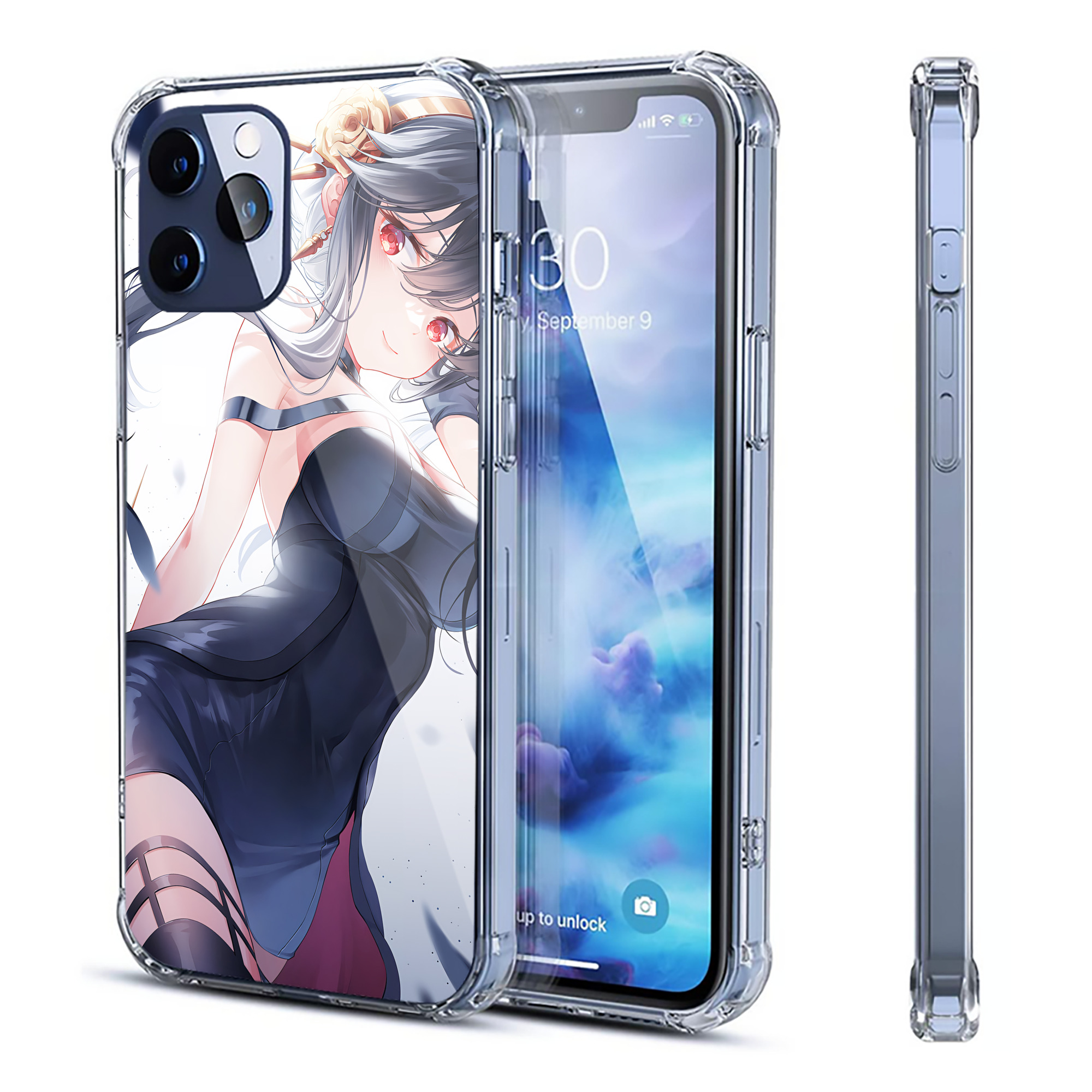 （画像用） SPY×FAMILY间谍家家酒 【iPhone 12シリーズ対応】透明スマホケース（クリアソフトケース）